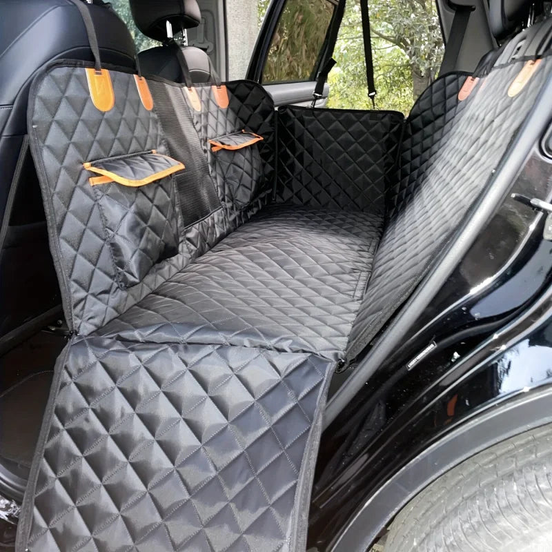 Protection Siège Arrière Voiture Pour Chien - Tissu Oxford 900D, Imperméable, Rabats Latéraux, Pour Cupra Born I 2021-2025
